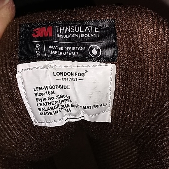 London fog 3M  Thinsulate winter boots. - Picture 8 of 10